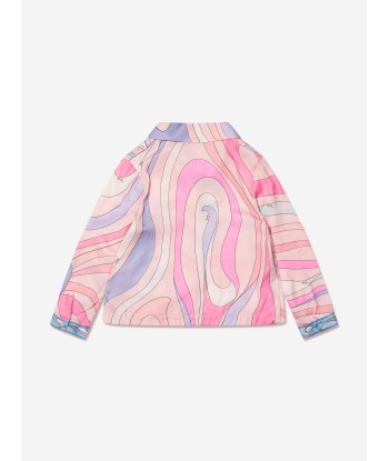 Pucci Girls Marmo Print Blouse in Pink l'achat 