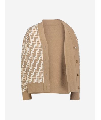 Fendi Unisex Wool Knit Cardigan shop