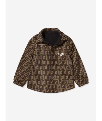 Fendi Kids Reversible Logo Shirt rembourrage situé sous