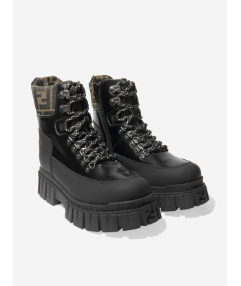 Fendi Kids FF Military Boots En savoir plus