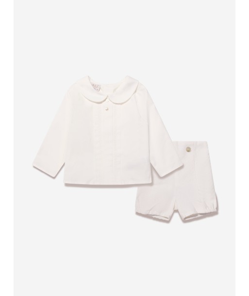 Paz Rodriguez Baby Boys Shorts Set in Ivory Les êtres humains sont 