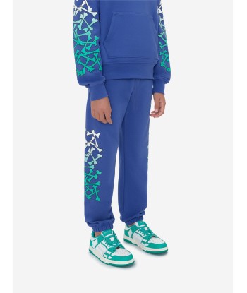 Amiri Kids Bones Joggers in Blue prix