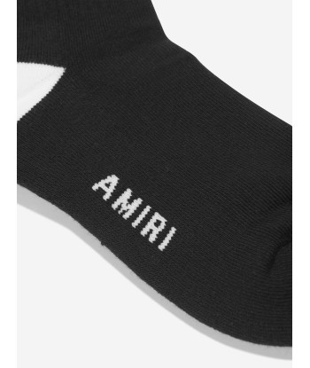 Amiri Kids Logo Tube Socks in Black français