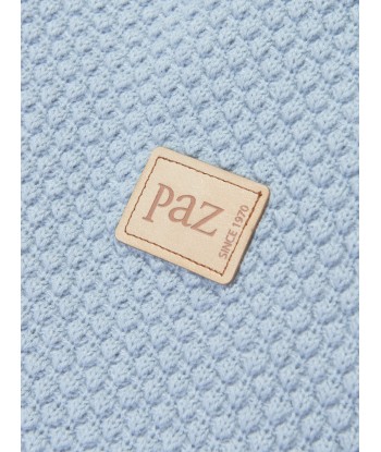 Paz Rodriguez Baby Boys Knitted Nest in Blue chez Cornerstreet bien 