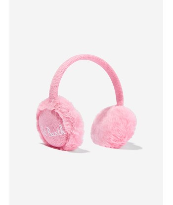 MC2 Saint Barth Girls Fur Earmuffs in Pink suggérées chez