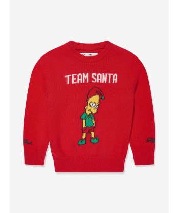 MC2 Saint Barth Boys Team Santa Jumper in Red s'inspire de l'anatomie humaine