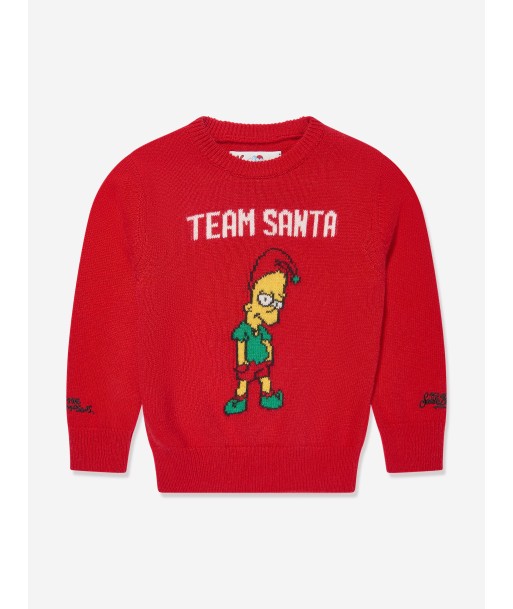 MC2 Saint Barth Boys Team Santa Jumper in Red s'inspire de l'anatomie humaine