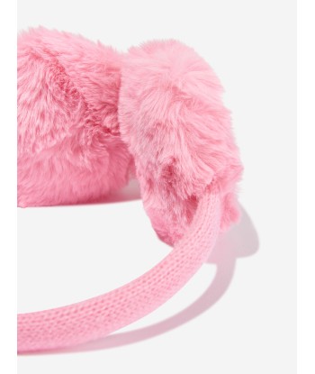 MC2 Saint Barth Girls Fur Earmuffs in Pink suggérées chez