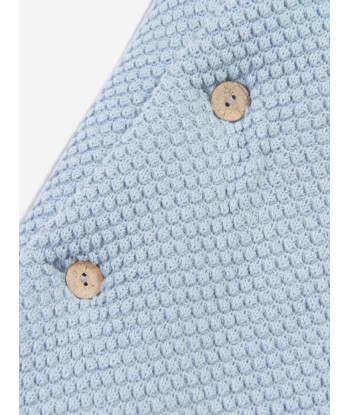 Paz Rodriguez Baby Boys Knitted Nest in Blue chez Cornerstreet bien 