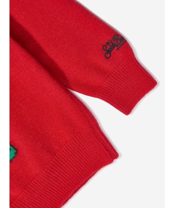 MC2 Saint Barth Boys Team Santa Jumper in Red s'inspire de l'anatomie humaine