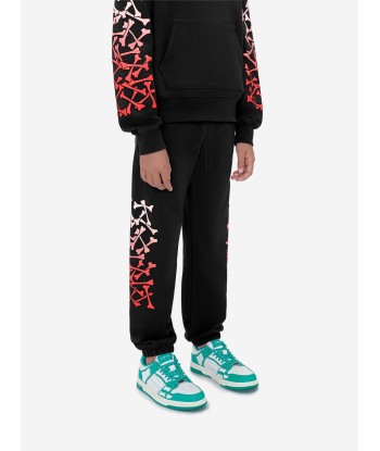 Amiri Kids Bones Joggers in Black Amélioration de cerveau avec