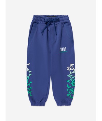 Amiri Kids Bones Joggers in Blue prix