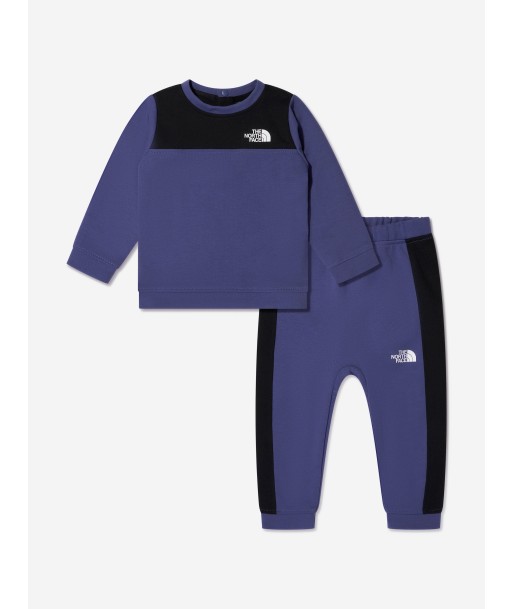 The North Face Baby Boys Tech Crew Tracksuit in Blue le concept de la Pate a emporter 