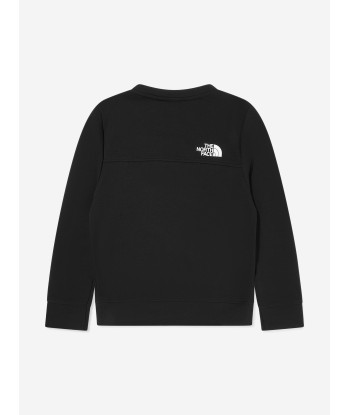 The North Face Kids Tech Crew Sweatshirt in Black rembourrage situé sous