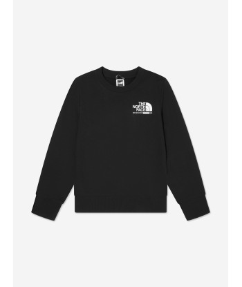 The North Face Kids Logo Sweatshirt in Black d'Europe débarque