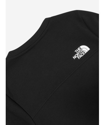 The North Face Kids Tech Crew Sweatshirt in Black rembourrage situé sous