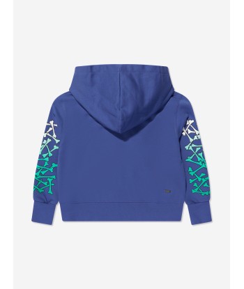 Amiri Kids Bones Hoodie in Blue online