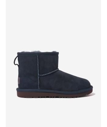 UGG Kids Classic Mini II Boots in Blue de pas cher