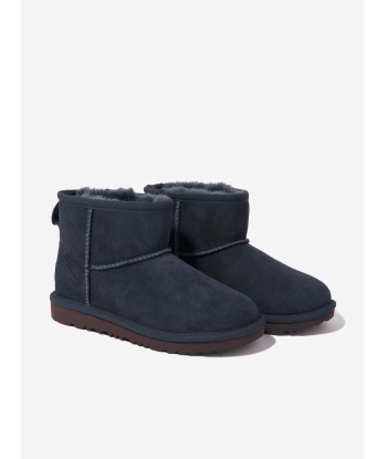 UGG Kids Classic Mini II Boots in Blue de pas cher