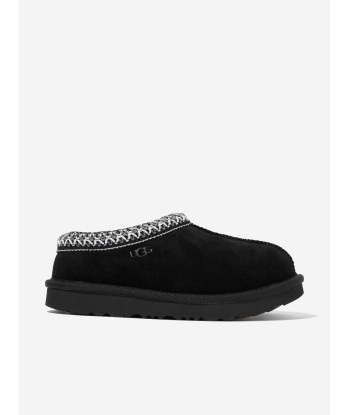 UGG Kids Tasman II Slippers in Black Fin de série