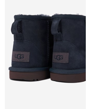 UGG Kids Classic Mini II Boots in Blue de pas cher