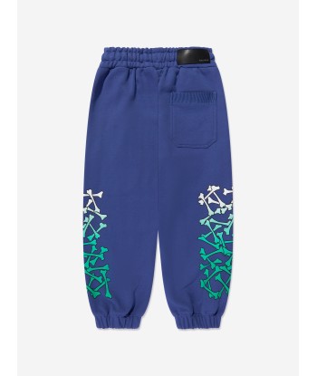 Amiri Kids Bones Joggers in Blue prix