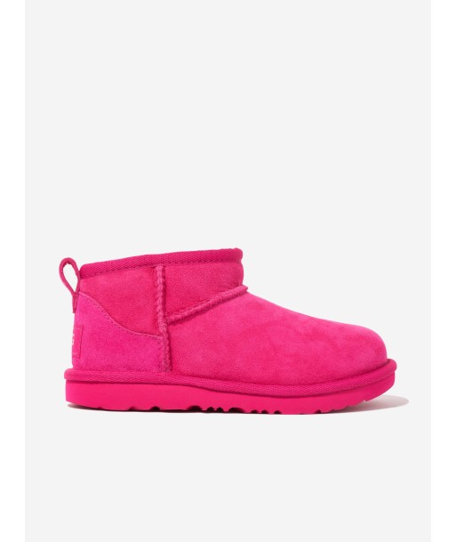 UGG Girls Classic Ultra Mini Boots in Pink chez Cornerstreet bien 