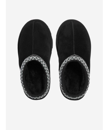 UGG Kids Tasman II Slippers in Black Fin de série