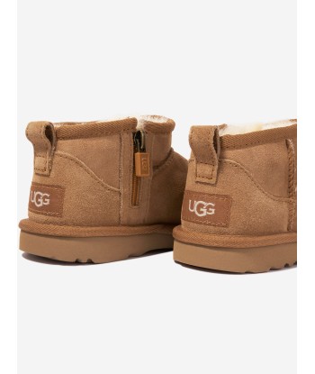 UGG Kids Classic Ultra Mini Boots in Brown du meilleur 