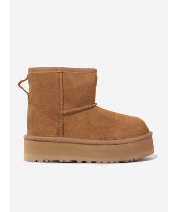 UGG Girls Classic Mini Platform Boots in Brown Véritable concentré