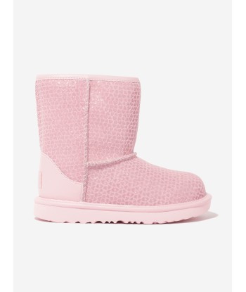 UGG Girls Classic II Gel Hearts Boots in Pink Vous souhaitez 