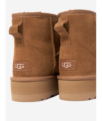 UGG Girls Classic Mini Platform Boots in Brown Véritable concentré