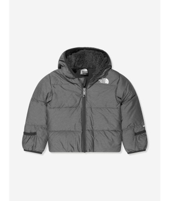 The North Face Baby Boys North Down Hooded Jacket in Grey solde