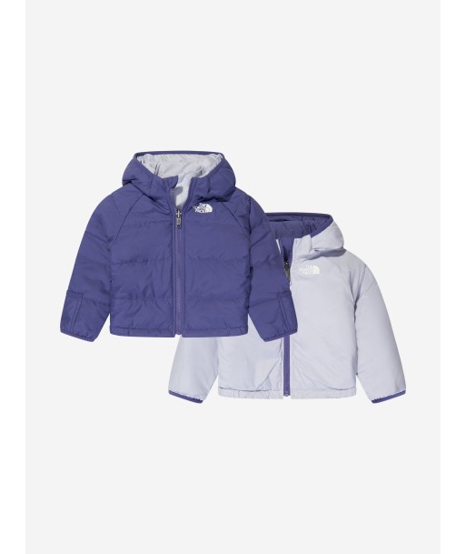 The North Face Baby Reversible Perrito Hooded Jacket in Blue l'achat 