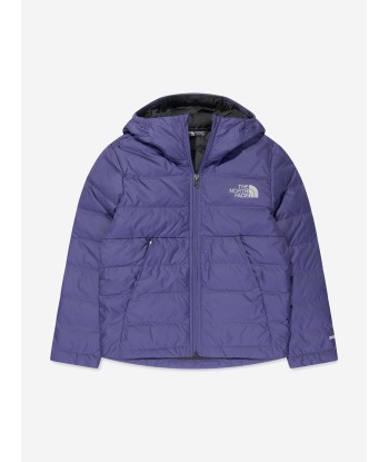 The North Face Boys Never Stop Down Jacket in Blue Les magasins à Paris