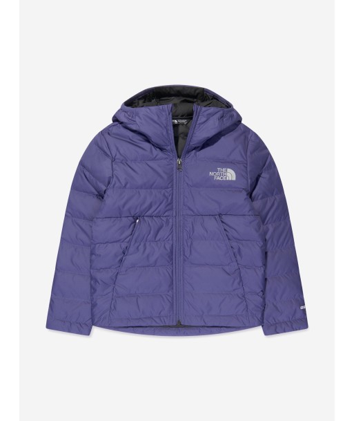 The North Face Boys Never Stop Down Jacket in Blue Les magasins à Paris