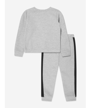 The North Face Kids TNF Tech Crew Tracksuit in Grey meilleur choix