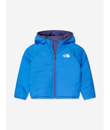 The North Face Kids Reversible Perrito Hooded Jacket in Blue pas cher 