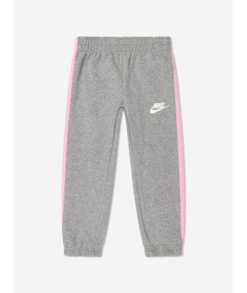 Nike Girls Oversized Futura Crew Tracksuit in Grey Livraison rapide