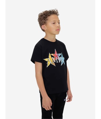 Amiri Kids Stars T-Shirt in Black Vous souhaitez 