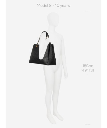 Valentino Girls Relax Shopping Bag in Black (W: 31.5cm) Dans la société mordern