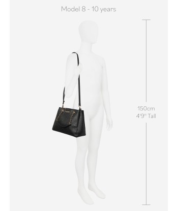 Valentino Girls Relax Shopping Bag in Black (W: 31.5cm) Dans la société mordern