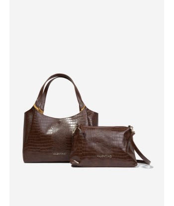 Valentino Girls Wool Shopping Bag in Brown (W:34cm) Découvrez la collection