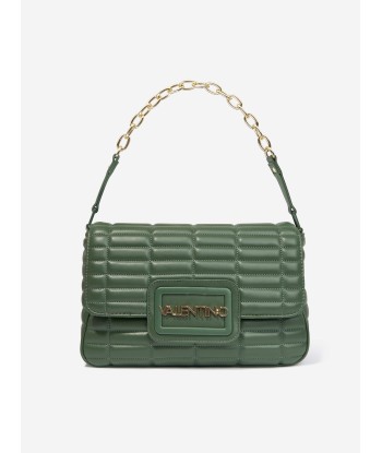 Valentino Girls Quilt Flap Bag in Green (W:30cm) Les magasins à Paris