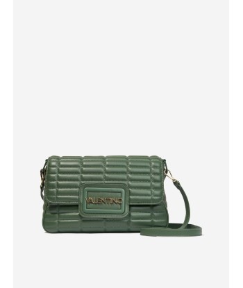 Valentino Girls Quilt Flap Bag in Green (W:30cm) Les magasins à Paris