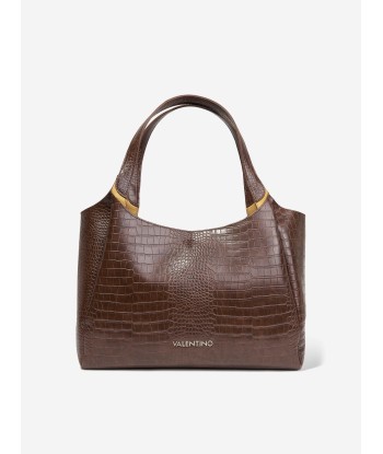 Valentino Girls Wool Shopping Bag in Brown (W:34cm) Découvrez la collection