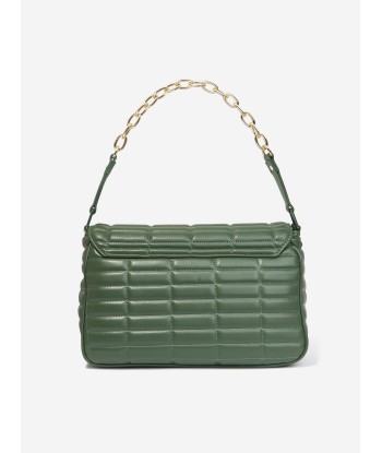 Valentino Girls Quilt Flap Bag in Green (W:30cm) Les magasins à Paris