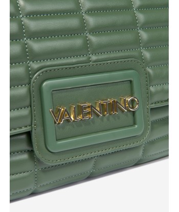 Valentino Girls Quilt Flap Bag in Green (W:30cm) Les magasins à Paris