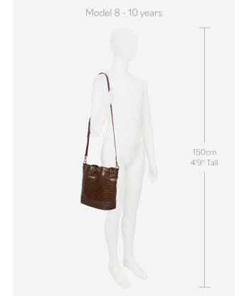 Valentino Girls Fire Bucket Bag in Brown (W: 24cm) rembourrage situé sous