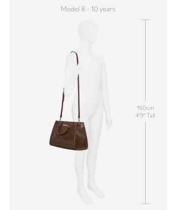 Valentino Girls Fire Shopping Bag in Brown (W:31.5cm) soldes